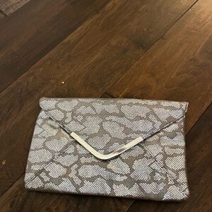 Elegant Gray Clutch Bag